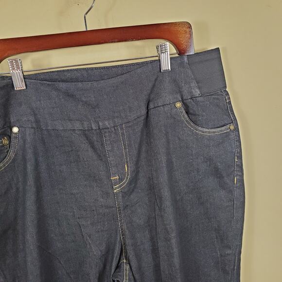 Woman Within Straight Leg Stretch Jean Size 18W - Picture 6 of 12